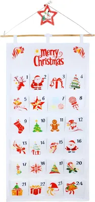 Produktbild von Adventskalender aus Stoff – 24 Adventskalender, die Sie selbst befüllen können