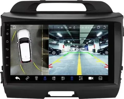 Obrázek produktu pro Autorádio s Bluetooth a kamerou – CarPlay – Pro Kia Sportage 3 (2011–2016) – Kompatibilní s Apple a Android – Stereo systém – Navigace – Automobilový navigační systém
