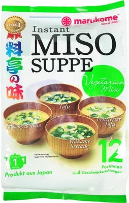 Produktbild von Marukome Miso Suppenpaste Veggie Mix 12 Portionen 224,55g