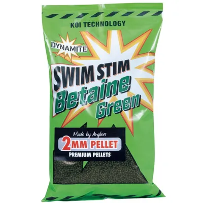 Obrázok produktu pre Dynamite Swim Stim Pellets Betaine Green 2mm 900g