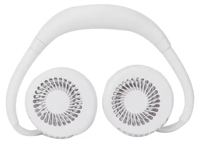 Produktbild von Tragbarer Nackenventilator mit 3 Geschwindigkeitsstufen und 2600-mAh-Akku für Zuhause und Outdoor-Aktivitäten.