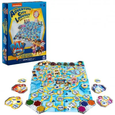 Produktbild von Spin Master 38485 - Paw Patrol The Adventure City Lookout Game