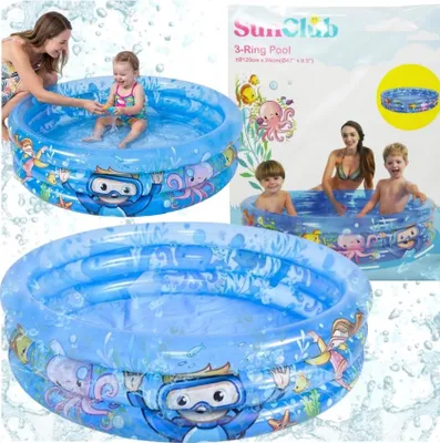 Zdjęcie produktu dla Basen dla dzieci dmuchany brodzik 122 cm zwierzątka wodne Jilong