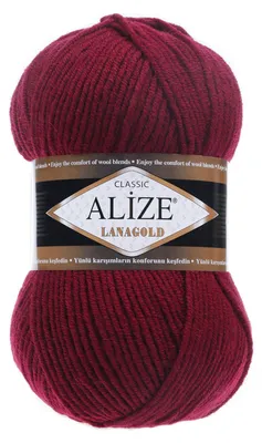 Strickwolle ALIZE Lanagold bordeaux