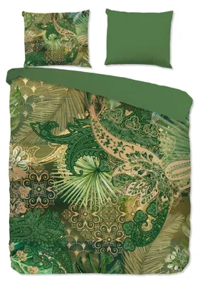 Produktbild von Pure Bettwäsche "Louise" - Grün - (240x220 cm) - 100 % Polyester