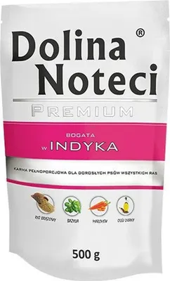 A pouch of dog food.