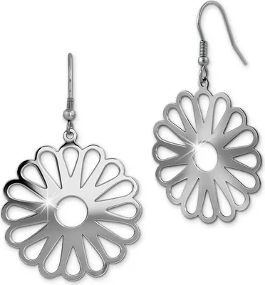 Image de Amello Boucles d'oreilles en acier inoxydable pour femmes argenté ESOS90J