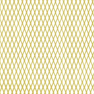 Zdjęcie produktu dla Alberts 467296 Siatka cięto-ciągniona, aluminium, anodowana na kolor złoty, 250 x 500 x 1,6 mm