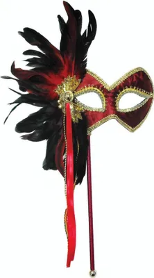 Image de Bristol Novelty - Costumes - Masque pour les yeux pour femme BN943 (Taille unique) (Rouge/Or/Noir)