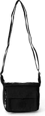 Zdjęcie produktu dla Torba Street Nylon Torba damska Torebka wieczorowa Czarna 17x15x7 OTJ232S