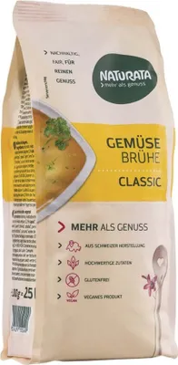 A bag of vegetable broth powder.