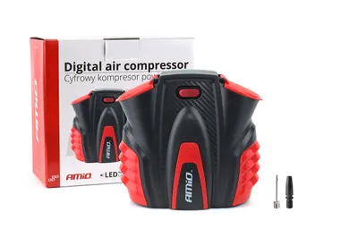 Obrázok produktu pre AMiO Digitálny kompresor do auta s LED 12V ACOMP-16