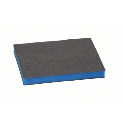 Produktbild von Bosch 2609256351, Schleifpad, Superfeine Körnung, Schwarz, Blau, 68 mm, 120 mm, 1,3 cm
