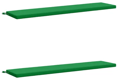 Imagen del producto de Cojines para bancos SOEST 2 uds. 100% Poliéster Verde