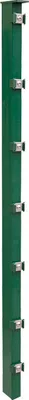 Produktbild von Zaunpfosten Mod. P - Ausführung: grün beschichtet, für Zaunhöhe: 83 cm, Länge: 88,5 cm, Befestigungspunkte: 5