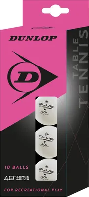 Image de DUNLOP 40+ 10 BALL WEIß WHITE -