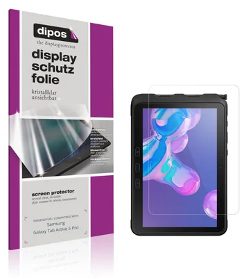Zdjęcie produktu dla 2x folia ochronna do Samsung Galaxy Tab Active 5 Pro przezroczysta folia ochronna na wyświetlacz dipos