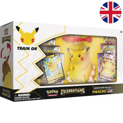 Produktbild von Pokemon 25th Anniversary Celebrations Pikachu VMAX Premium Figure Collection - Englisch