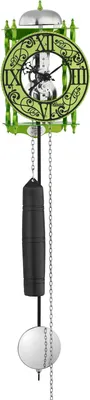 Produktbild von Hermle Pendeluhr 71016-W90711 - Raubritter grün