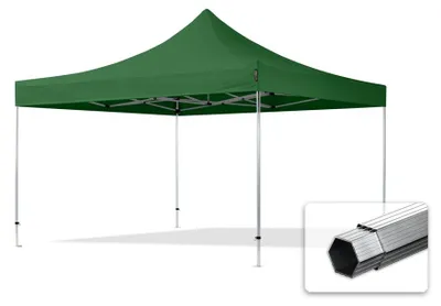 Image de TOOLPORT 4x4 m Tonnelle pliante Alu, PES 800, vert foncé