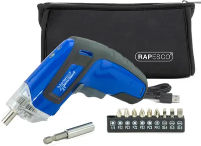 Obrázek produktu pro RAPESCO 1640 RAPESCO akumulátorový šroubovák, 3,6 V, antibakteriální, modrý