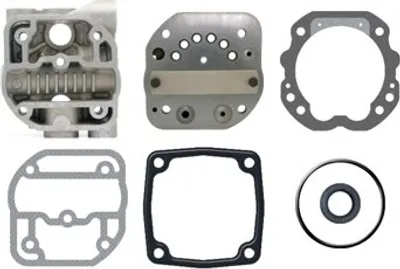 Image de kit de réparation compresseur, culasse, couvercle et joints | Mercedes Unimog | 90mm, 229cc