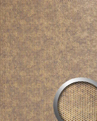 Produktbild von WallFace 17241 RACE Wandpaneel Wandplatte 3D Rundeinrichtungs braun silber 2,60 qm