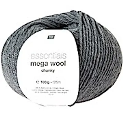Produktbild von Rico Essentials Mega Wool Chunky Grau