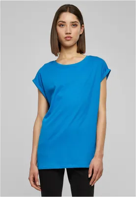 Obrázek produktu pro Dámské tričko Urban Classics Ladies Extended Shoulder Tee hawaiianblue - XS