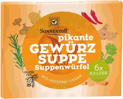 Produktbild von Gewürz Suppenwürfel pikant  60 g