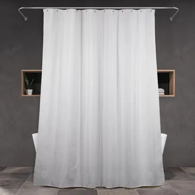 Zdjęcie produktu dla Minimalistyczna zasłona prysznicowa 180x180 cm