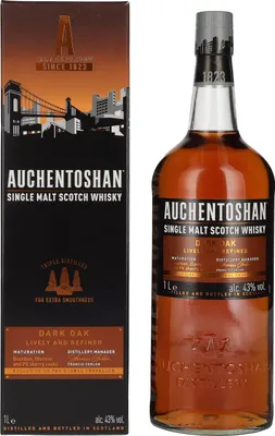 Produktbild von Auchentoshan Dark Oak + Box 1000ml 43% Vol.