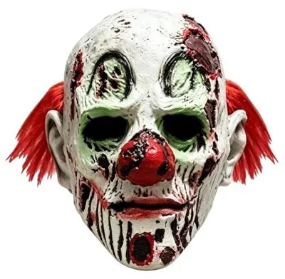 Zdjęcie produktu dla Maska klauna horror na halloween jokera dla dorosłych karnawał