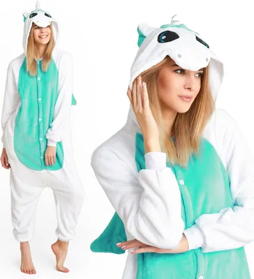 Produktbild von Pyjamas Kigurumi Tutumi UNICORN S White Mint