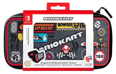 Produktbild von PDP 500-224-ADS, Hartschalenkoffer, Nintendo, Mehrfarbig, Nintendo Switch, Nintendo Switch Lite, Nintendo Switch OLED, Kratzresistent, Reißverschluss