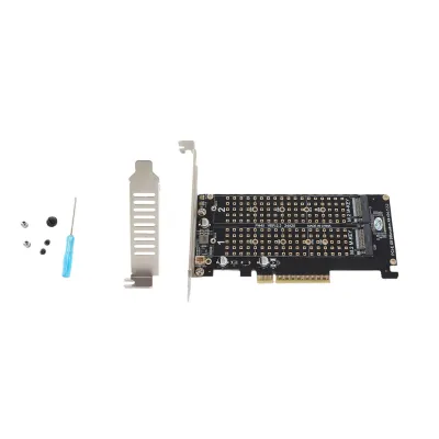 Obrázok produktu pre Dvojitá adaptérová karta M.2 NVMe – rozširujúca karta PCIe x8 M-Key SSD PH45