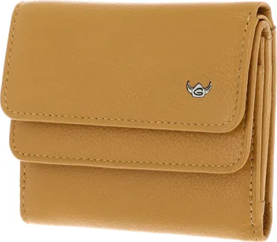 Produktbild von Golden Head Geldbörse Madrid RFID Protect Billfold Coin Wallet With Front Flap Snap Closure Gamboge senfgelb
