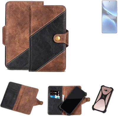 Produktbild von K-S-Trade Handyhülle Schutzhülle Bookstyle Case kompatibel mit Vivo X200 Pro Klapphülle Cover Hülle Schutztasche 1x