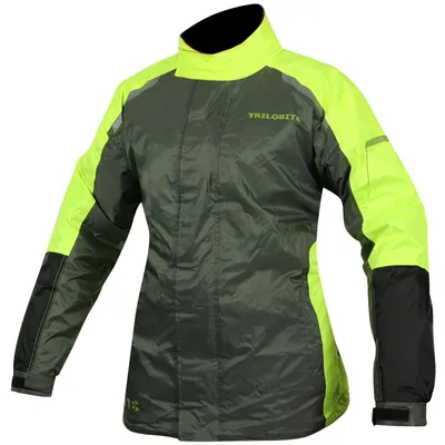 Produktbild von Trilobite Regenjacke Raintec Damen grau/fluo-gelb - Größe S