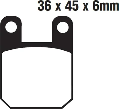 Immagine prodotto di Pastiglie freno EBC Standard FA115TT