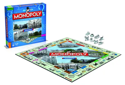 Zdjęcie produktu dla Winning Moves – Gra planszowa – Monopoly – Edycja "Miasta" (w języku francuskim)