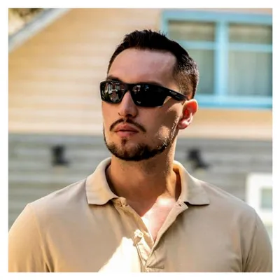 Produktbild von Sportsonnenbrille für Herren und Damen, polarisierte Sportbrille zum Angeln, Radfahren, Golfen und Laufen mit UV400 Schutz