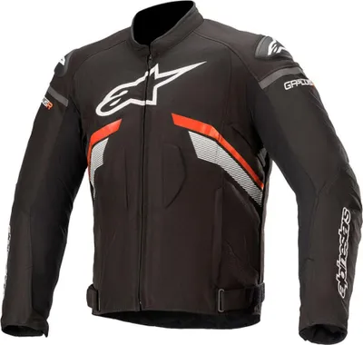 Produktbild von Alpinestars T-GP Plus V3 Motorrad Textiljacke, schwarz/weiß/rot, 2XL