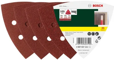 Productafbeelding van BOSCH 2607017111 BOSCH Schleifblatt-Set 25-teilig