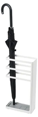 Immagine prodotto di Portaombrelli Yamazaki portaombrelli in metallo bianco stretto moderno salvaspazio 10x44x23cm "LAYER"