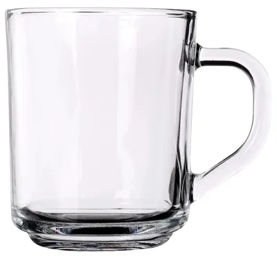 Image de Verres à thé et à café - Tasses à café - 230 ml - Lot de 3 - Verre - Avec anse