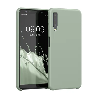 Imagen del producto de kwmobile KWM000009QJ006C, funda, para Samsung, Galaxy A7 (2018), color verde