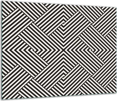Produktbild von Herdabdeckplatten Glaskeramikkochfeld-Abdeckung Spritzschutz Glas 60x52cm Muster