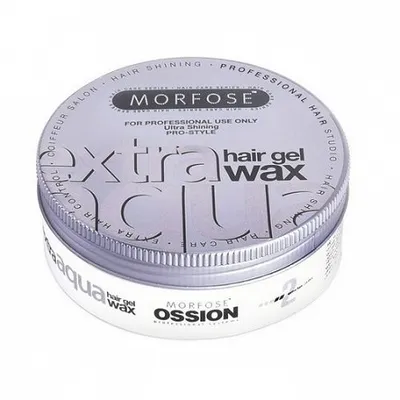 Zdjęcie produktu dla Morfose Extra Aqua Gel Hair Styling Wax Wosk do stylizacji włosów o zapachu gumy balonowej Extra, 175ml