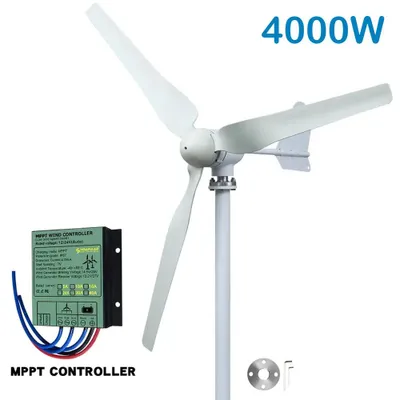 Obrázok produktu pre Vertikálna veterná turbína – veterný generátor – veterná elektráreň – generátor vetrannej energie – 48V hybridný systém